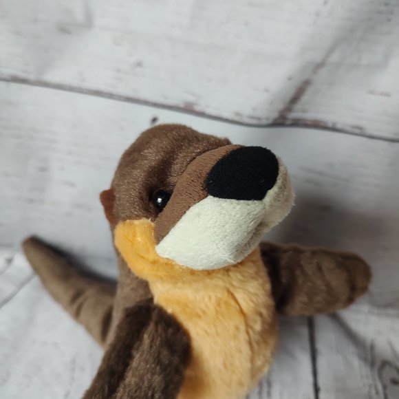 Wild Republic River Otter realistic Plush 10" Standing Stuffed Animal Toy - Picture 2 of 8